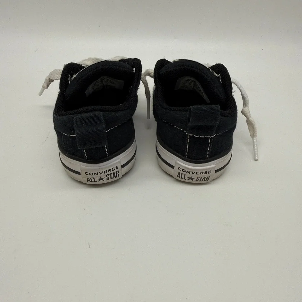 Converse Chuck Taylor‎ All Star Infant Size 3 Black Low Top Sneakers A01699F